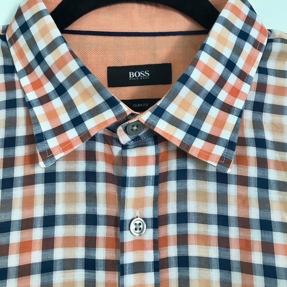 Hugo Boss Short Sleeve Slim Fit Shirt - L - Picture 3 of 5